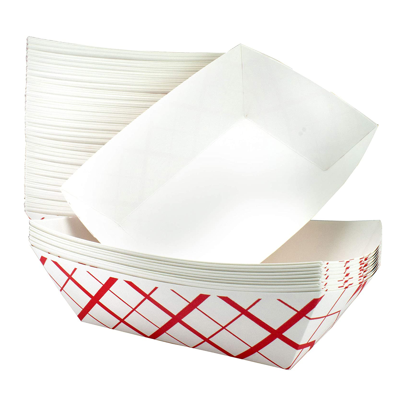 Custom Coated Grease Resistant Snacks Hot Dogs Plates Bowls Kraft Paper Food Plate Paper Box for Food