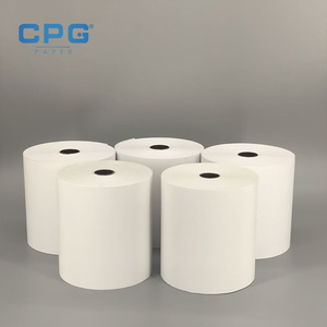 Manufacturer Bulk OEM Custom 80x70mm 55gsm Optical Stable Thermal Paper Roll Restaurant Printer Cash Register Paper Roll - Product Image 1
