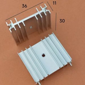 Dissipateur thermique en aluminium Yixing Electronics 36x11x20mm pour le refroidissement des transistors MOSFET SCR TO220 - Product Image 3