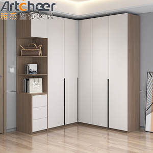 Muebles de Dormitorio de Foshan, Armario Inteligente Moderno de Color Blanco, Diseño de Armario de Dormitorio Personalizado de Lujo, Material de Madera Contrachapada, Precio Económico - Product Image 4