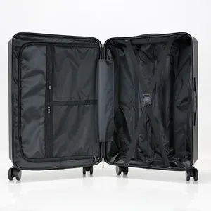 Maleta de viaje de equipaje de maletero duro con estilo de alta calidad Maleta de embarque con bloqueo de contraseña con ruedas para viaje de negocios
