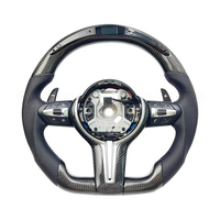 Volant en fibre de carbone M Sport avec écran LED pour BMW M3 M4 F80 F82 E90 E91 E92 X5 F15 X6 F16 F10 F30 F32 F36, mise à niveau