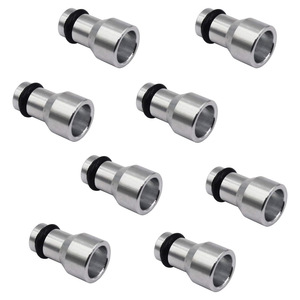 Manchon adaptateur d'injecteur de carburant en alliage d'aluminium, paquet de 8, pour collecteur d'admission LS1 LS6 Toyota FAW JP 551371 - Product Image 1