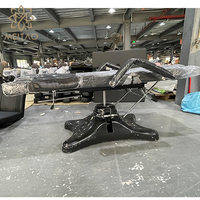 Lit de tatouage hydraulique équipement de tatouage noir chaise de tatouage de levage chaise de piercing de beauté chaise de micro-finition lit de beauté