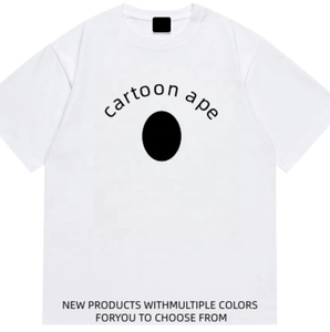 T-shirt Designer Bapees Version Haute Qualité 1:1 pour Homme, en Tissu Tricoté 100% Coton Uni, Décontracté, Respirant, Anti-boulochage, Manches Courtes, Tendance - Product Image 5