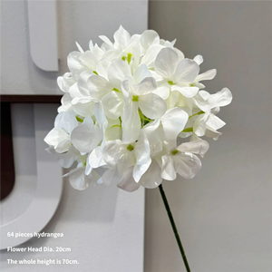 ดอกไม้<span class=keywords><strong>ป</strong></span>ระดิษฐ์สีขาวเนื้อสัมผัสเหมือนจริง พิมพ์ 3 มิติ ทำจากผ้าไหม ช่วยเพิ่มความชุ่มชื้น  จัดดอกไม้แบบกำหนดขนาดได้ ตกแต่งงานแต่งงานและบ้าน - Product Image 4