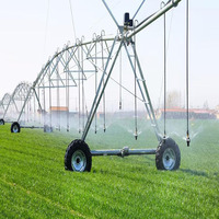 Système d'irrigation à pivot central galvanisé à chaud pour grandes surfaces agricoles, intelligent et solaire