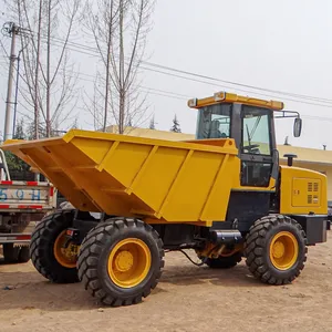 7 Tonnen Baustelle-Kartonlader chinesische Herstellung kompakter Kartonlader hydraulische Kippläne Lkw Versorgungswagen ATV-Kartonlader 4x4 Diesel-Lkw