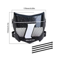 Panneau de plaque d'immatriculation avant ventilé en plastique brillant pour Surron Talaria 79bike, accessoires de moto électrique tout-terrain avec sangles