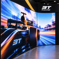 Stand d'exposition personnalisé pour salon professionnel, 30x30, avec éclairage LED, pour salons automobiles et de course, PRI Show