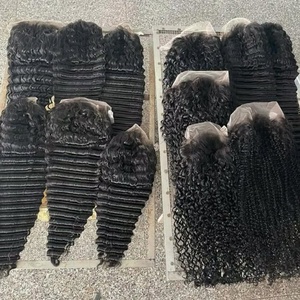 Parrucche in pizzo 13X4 HD Full Front Glueless Water Wave, capelli umani grezzi vietnamiti a doppia trama, prodotti di bellezza per donne Donor One - Product Image 2