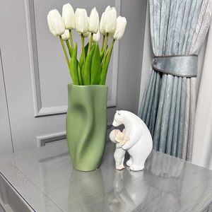 Meuble d'entrée minimaliste et moderne au design épuré pour salon, bureau de vente, chambre d'enfant, décorations ours de dessin animé - Product Image 5