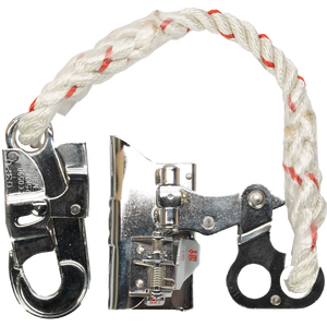 Lanière antichute de 14 mm de diamètre avec crochet de verrouillage, équipement de protection contre les chutes en corde robuste pour la sécurité au travail industriel - Product Image 1