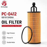 Filtre à huile neuf en gros de l'usine Poyou 68191349AA pour Jeep, pièces automobiles OEM ODM, logo personnalisé, prêt à l'exportation et à être expédié