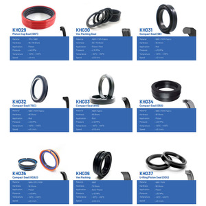 Joint hydraulique FOD <span class=keywords><strong>HB204</strong></span> MPI U-Cup, joint de piston et joint d'essuie-glace résistant à haute pression pour excavatrice, chargeuse, machines de construction - Product Image 6