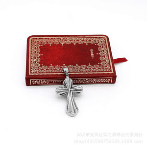 yunnique <b>Cross</b> Pendant Necklace Stainless Steel Unisex Religious Jewelry European American Style GZP0578 - Product Image 2