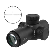 FOCUHUNTER 3X Vista de caza Iluminación roja Amplio campo de visión 3x30 Alcance telescópico táctico 1200g Alcance de prisma a prueba de golpes