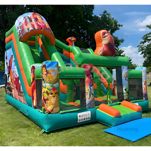 Thương mại ngoài trời Đảng nhảy Inflatable <span class=keywords><strong>Bouncer</strong></span> rừng trẻ em combo sư tử động vật bouncy nhà cho trẻ em - Product Image 6