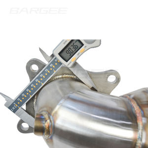 Bargee 3.5 "tuyau de descente d'échappement <span class=keywords><strong>Megna</strong></span> Flow tuyau de descente d'échappement pour Honda Civic 2016-UP Type R 2.0T tuyau de descente avec catalyseur - Product Image 6