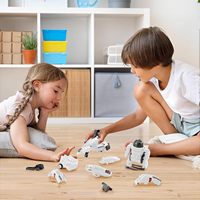 Nouvel ensemble de robots à construire solaires 6-en-1 STEM éducatifs STEAM DIY pour enfants