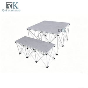 Square 4ftx4ft <b>Platform</b> <b>Stage</b> Non-rust Aluminum Spider Riser <b>Stage</b> Sale - Product Image 1