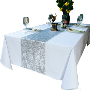 Decorazioni della tavola del partito 12x108 pollici corridore della tabella dello zecchino per nozze - Product Image 1