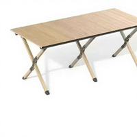 Table de camping pliante légère en acier au carbone moderne, hauteur réglable, mobilier d'extérieur, pique-nique 4 places, portable, vente en gros