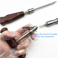 Ensemble d'instruments orthopédiques pour l'extraction de vis cassées, 56 pièces