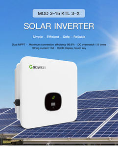 Growatt 10kw 15kw 17kw 20kw 25kw 30kw 40kw 50kw 100kw 125kw 10 15 20 30 40 50 100kw 3 เฟส 380v 400v ระบบโซลาร์เซลล์แบบเชื่อมต่อกับระบบไฟฟ้า (On Grid Tie) - Product Image 2