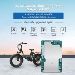 XJスマート<span class=keywords><strong>BMS</strong></span> 4S-20S 12V-80V 30A 40A 50A 60A 8S 14S 15S 16S 19S 36V 72V RS485 UART BTバランスNTC LifePO4 NMCナトリウムイオンリチウム - Product Image 2
