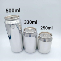 Canette en aluminium élégante de qualité alimentaire 12oz 250ml 330ml avec LOGO personnalisé pour emballage de boissons alcoolisées et jus de fruits