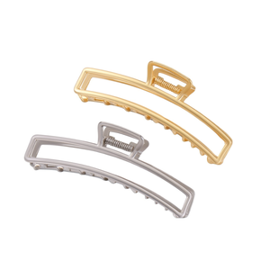 Pinza de Pelo Metálica Rectangular Zi de 11 cm para Mujer, Accesorio de Peinado Diario - Product Image 4