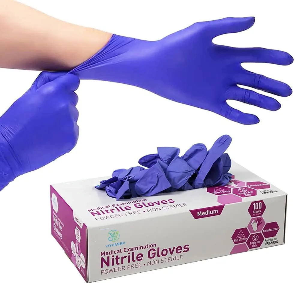 Disposable Nitrile Exam Gloves Medical Surgical hospital doctor nurse dentist Safety Non/Sterile