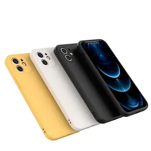 Keluaran Baru Casing Ponsel Kubus Rubik Lurus Pabrik Asli, Casing Ponsel TPU untuk Iphone 12 Pro Max