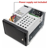 ITX-NAS2 Noir de Forme Mini-itx Ordinateur serveur De Stockage nas Châssis de Boîtier