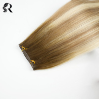 Cheveux humains 100% naturels, lisses, vierges chinois, teints, Genius Single Weft