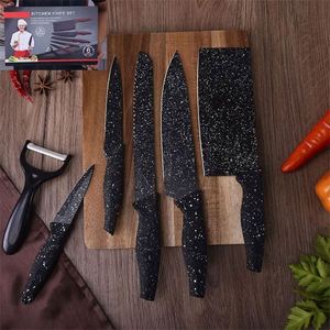 Juego de Cuchillos de Acero Inoxidable de 6 Piezas con Revestimiento Antiadherente y Pelador, Oferta Especial, Accesorios para el Hogar y la Cocina - Product Image 3