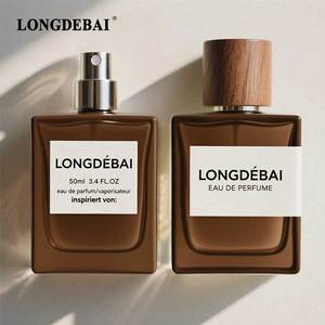 OEM Custom Crimp Perfume <b>Spray</b> <b>Bottle</b> 50ml Perfume Glass <b>Bottle</b> 100ml Clear Square <b>Empty</b> Perfume <b>Bottle</b> with Wooden Lid - Product Image 6