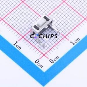 K2-1101AT-A3SW-01 Tactile Switch Through hole Component (THT) Switch 1.8N Right Angle Insert 7.3mm 3.5mm - Product Image 1