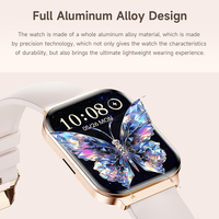 Montre connectée CD06 BSTY, bracelet en silicone carré, boussole, écran AMOLED, étanche, appels Bluetooth, moniteur de fréquence cardiaque, tracker de fitness, unisexe