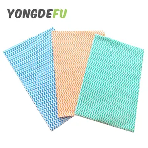 Non Woven Dish Cloth Spunlace Nonwoven Kitchen Cleaning Wipes
