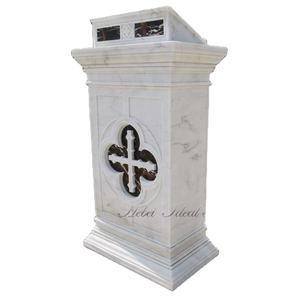 Église européenne, pierre de marbre, couleur mixte, autel de Table religieuse - Product Image 1