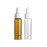 Botol Tetes Kaca Mini Kemasan Kosmetik 1ml 2ml 3ml 5ml Kemasan Kaca Minyak Atsiri Botol Kaca Minyak Atsiri 10ml