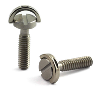 Vente en gros 1/4 pouces noir acier inoxydable DIN laiton ovale caméra D anneau espion trépied vis avec tête hexagonale articulée 4mm taille métrique