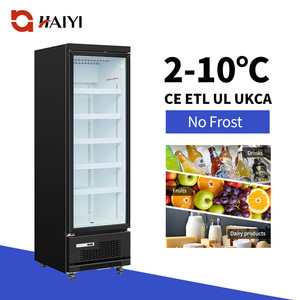 Commercial Beverage Storage Cooler Refrigerator with Glass Door Beverage Display Fridge for Supermarket - Product Image 2