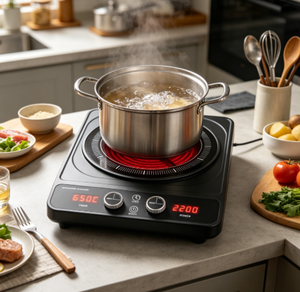 Cocina Eléctrica Portátil <span class=keywords><strong>de</strong></span> Cerámica con Infrarrojos <span class=keywords><strong>de</strong></span> 2200W, <span class=keywords><strong>Placa</strong></span> Caliente <span class=keywords><strong>de</strong></span> un Solo Quemador para Cocina - Product Image 6