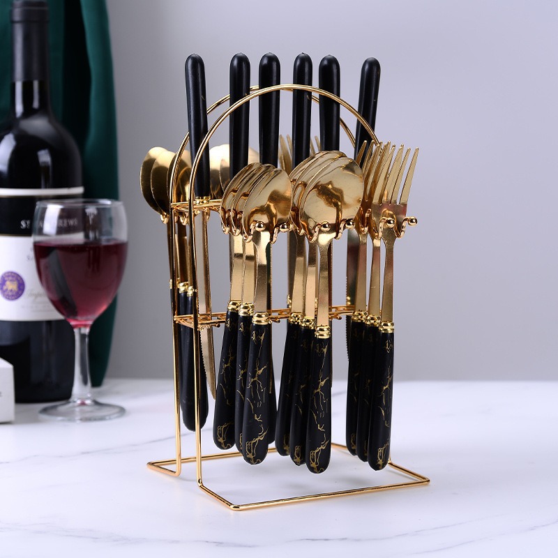 Black 24-piece set