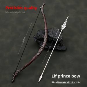 <span class=keywords><strong>Lord</strong></span> of the ring elfo principe Legolas armatura in metallo film giocattolo Merchandise con arco modello di arma incisa per bambini - Product Image 6