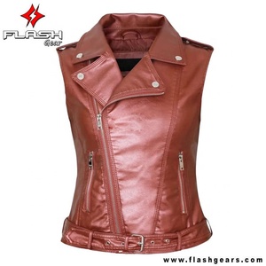 Gilet de motard en cuir de haute qualité pour hommes, nouvelle mode personnalisée - Product Image 2