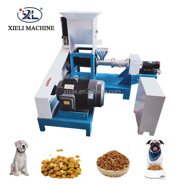 Floating Fish Feed Pellet Animal Pet Extrusion Dry Dog Food Machine